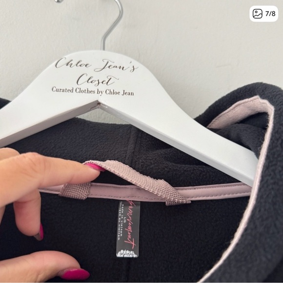 FREE PEOPLE Snow Day Hoodie L sweatshirt - Picture 6 of 7